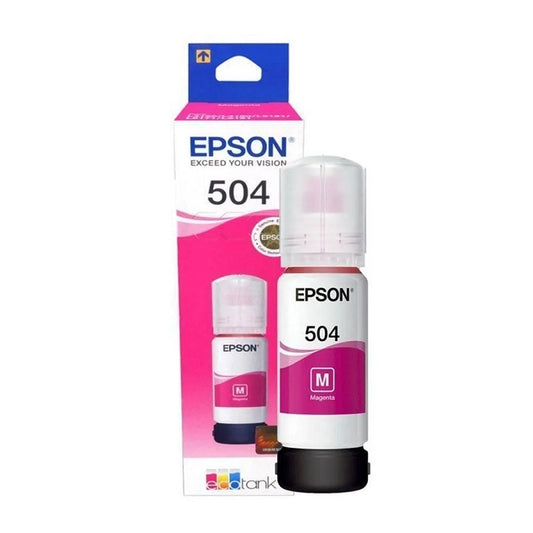 REFIL DE TINTA EPSON T504 M ORIG