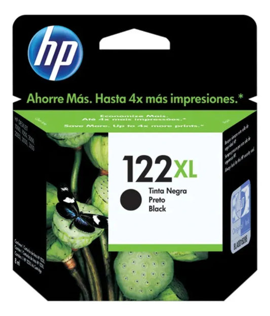 CARTUCHO HP 122XL BK 8,5ML ORIGINAL