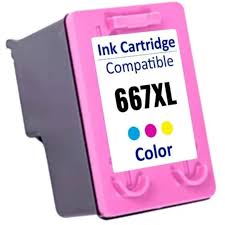 CARTUCHO HP 667XL14ML COLOR COMPATIVEL